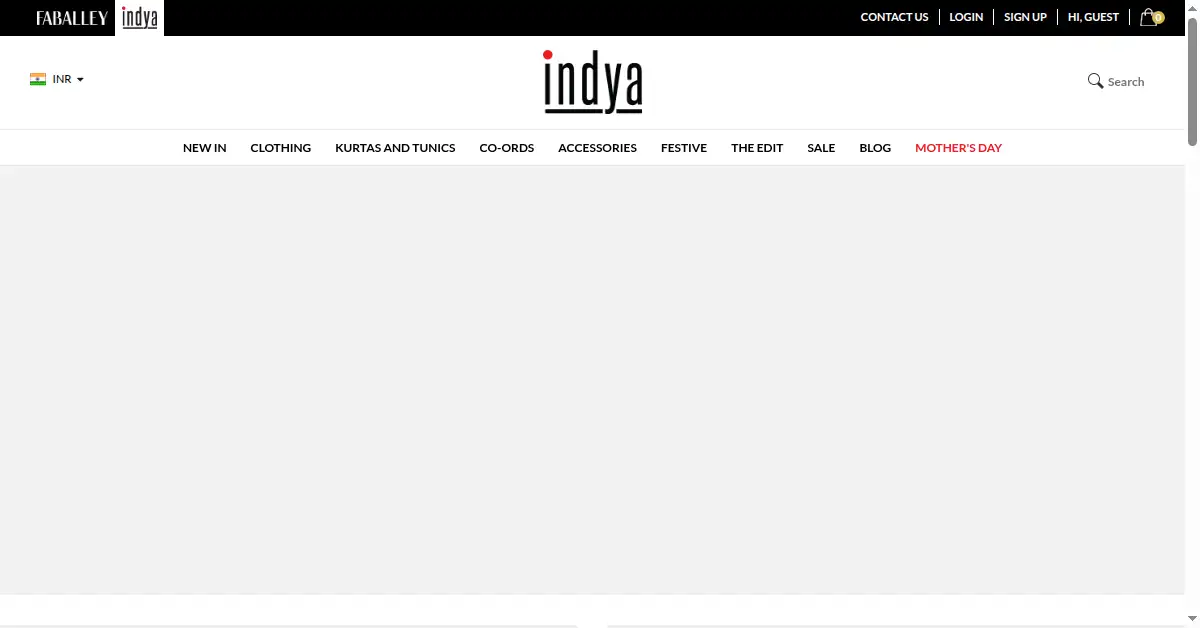 houseofindya.com as the Internet Archive first saved it, 13 May 2018