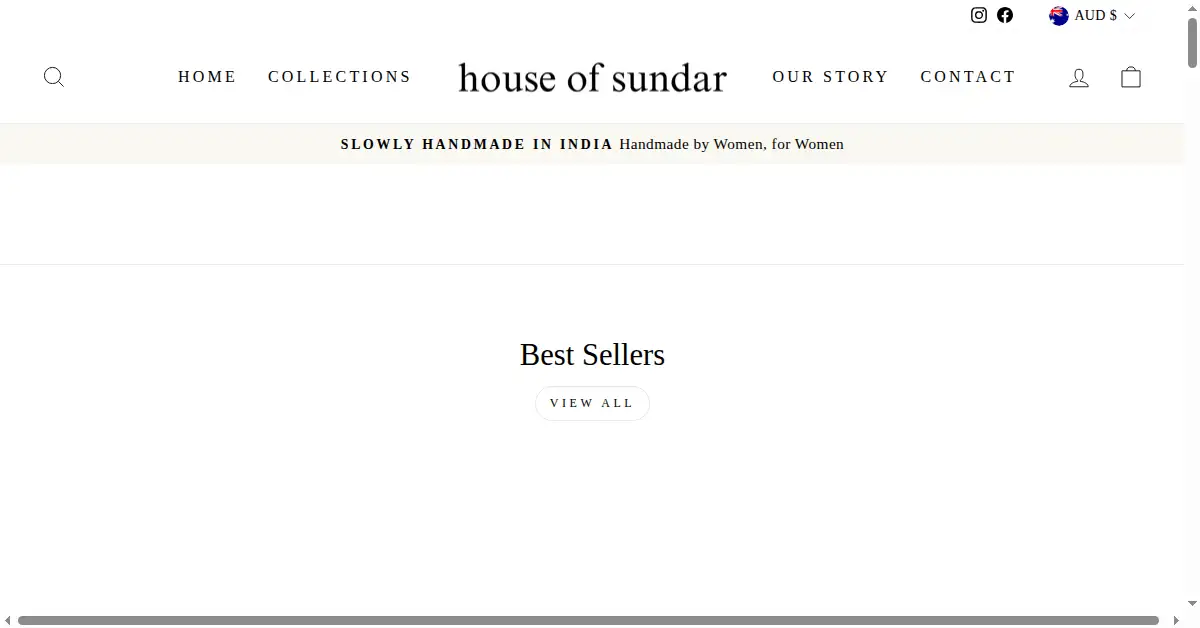 houseofsundar.com as the Internet Archive first saved it, 30 Jan 2025