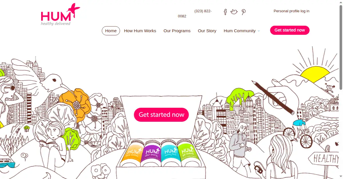 humnutrition.com as the Internet Archive first saved it, 10 Mar 2013