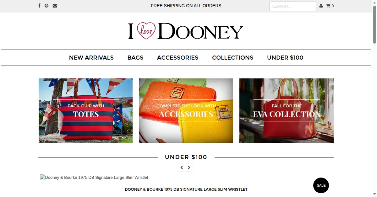 ilovedooney.com as the Internet Archive first saved it, 17 Dec 2014