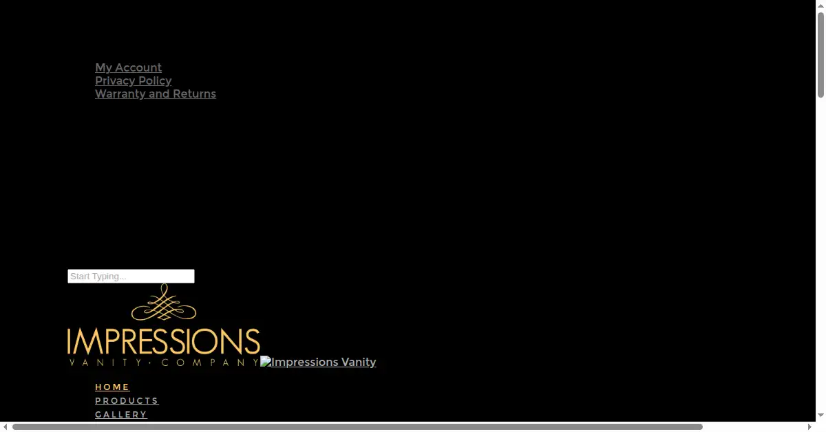 impressionsvanity.com as the Internet Archive first saved it, 11 Feb 2015