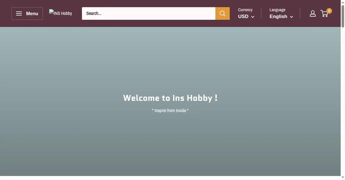 inshobby.com as the Internet Archive first saved it, 4 Jan 2022