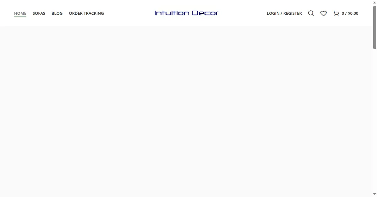 intuitiondecor.com as the Internet Archive first saved it, 18 Mar 2023