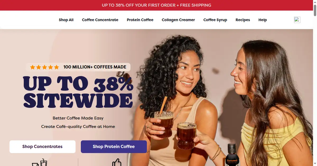 javvycoffee.com as the Internet Archive first saved it, 13 Jan 2025
