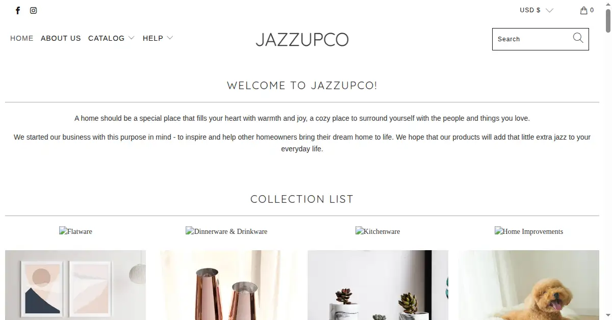 jazzupco.com as the Internet Archive first saved it, 27 Oct 2020