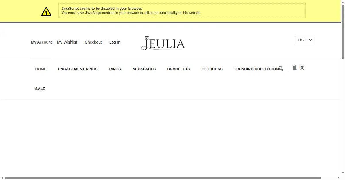 jeulia.com as the Internet Archive first saved it, 12 Jan 2015