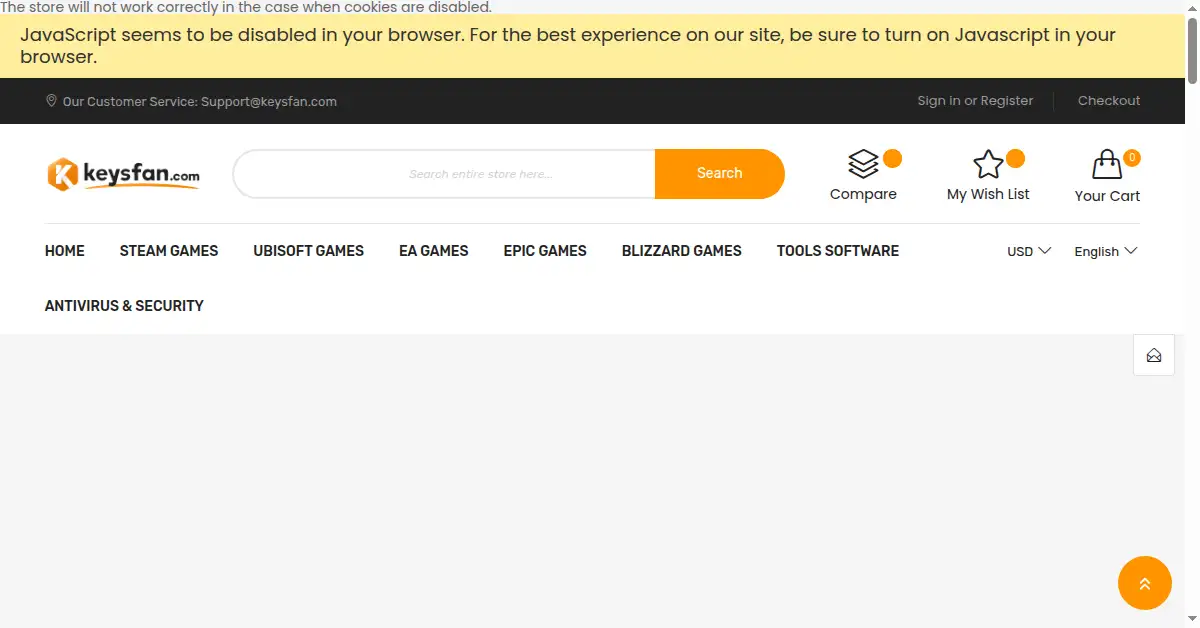 keysfan.com as the Internet Archive first saved it, 3 Nov 2021