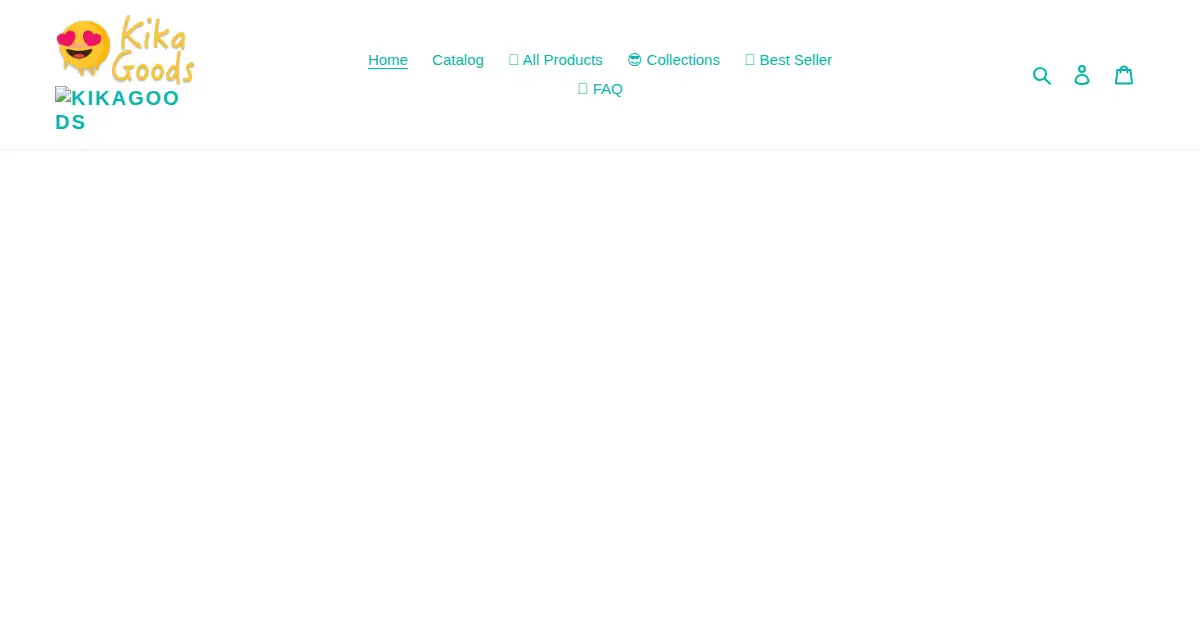 kikagoods.com as the Internet Archive first saved it, 24 Dec 2020