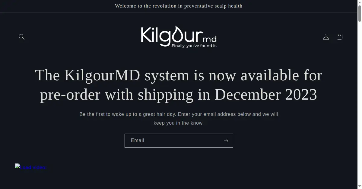 kilgourmd.com as the Internet Archive first saved it, 23 Apr 2023