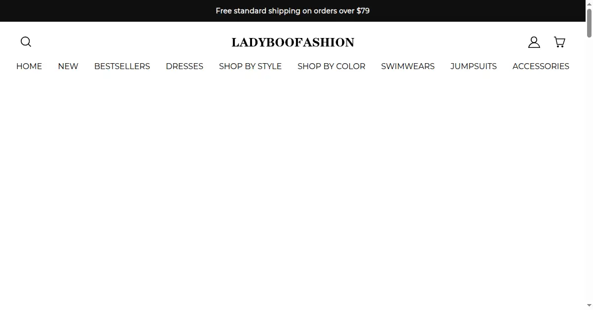 ladyboofashion.com as the Internet Archive first saved it, 14 Jul 2024