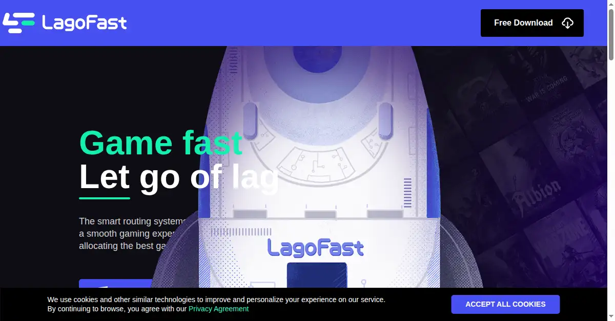 lagofast.com as the Internet Archive first saved it, 22 Apr 2022