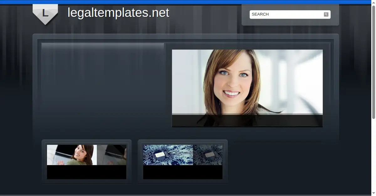 legaltemplates.net as the Internet Archive first saved it, 8 May 2013