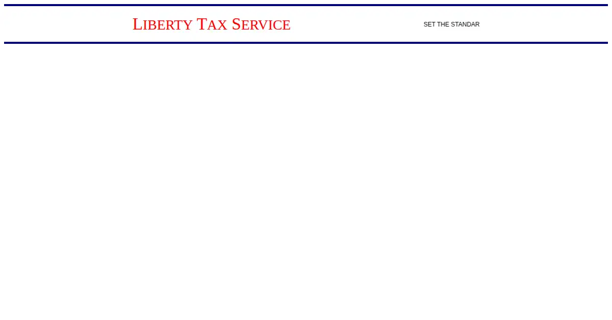 libertytax.com as the Internet Archive first saved it, 8 May 1999