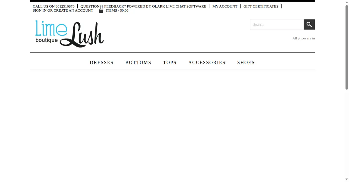 limelush.com as the Internet Archive first saved it, 16 Mar 2013