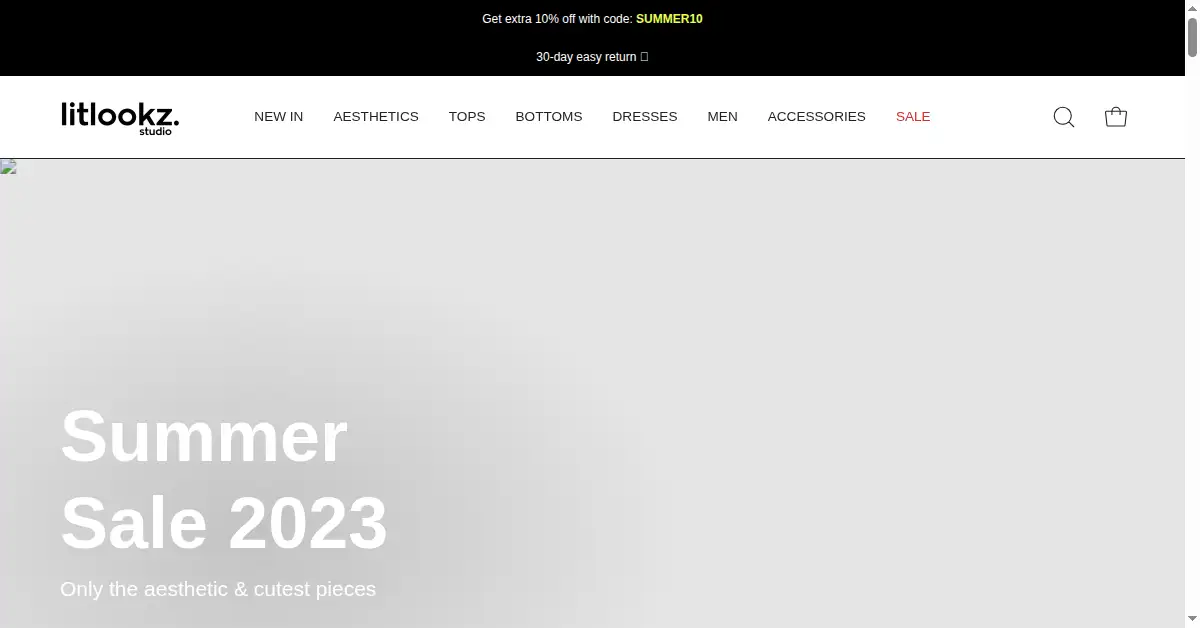 litlookzstudio.com as the Internet Archive first saved it, 25 May 2023