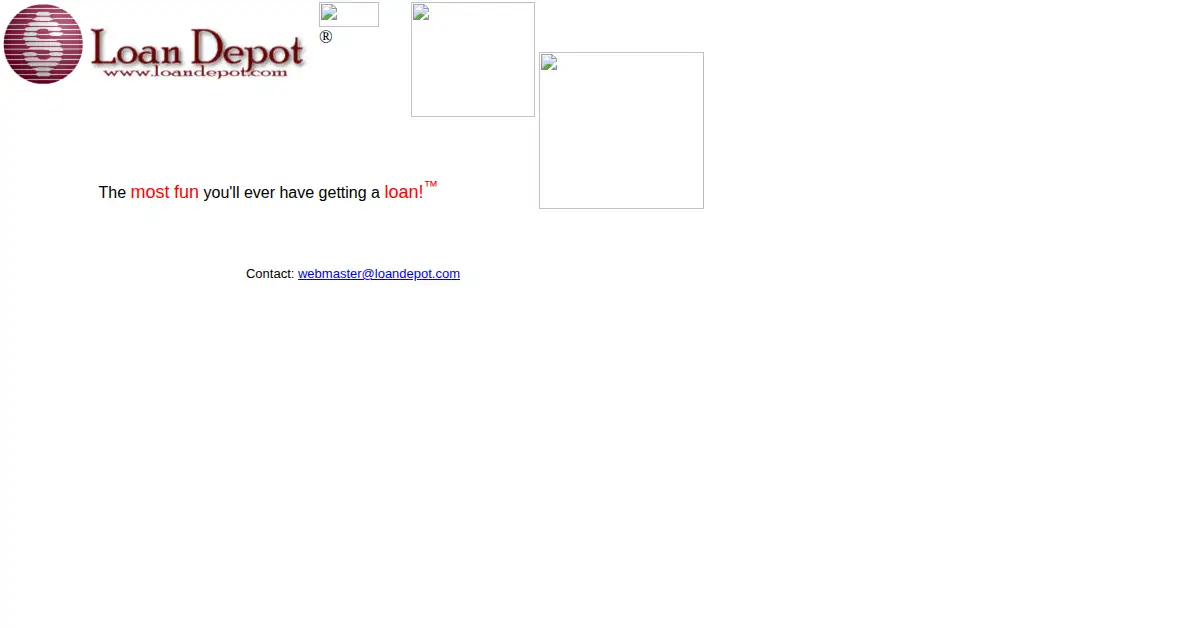loandepot.com as the Internet Archive first saved it, 28 Mar 2002