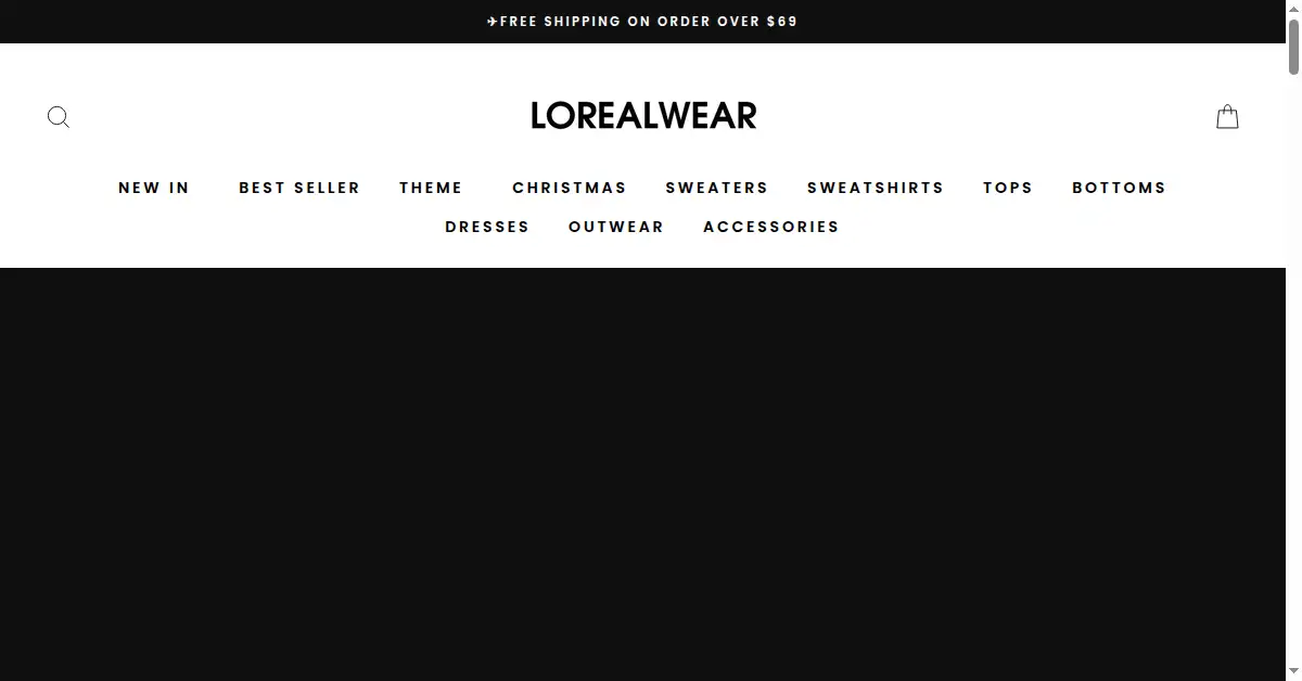 lorealwear.com as the Internet Archive first saved it, 24 Nov 2023