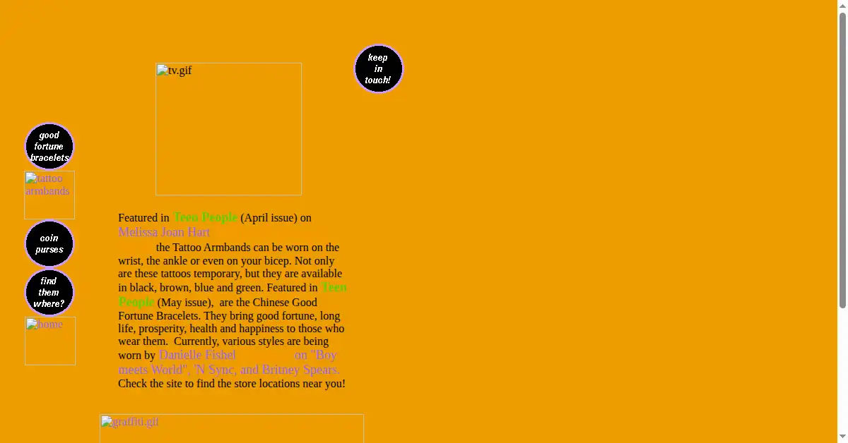 loungefly.com as the Internet Archive first saved it, 28 Nov 1999
