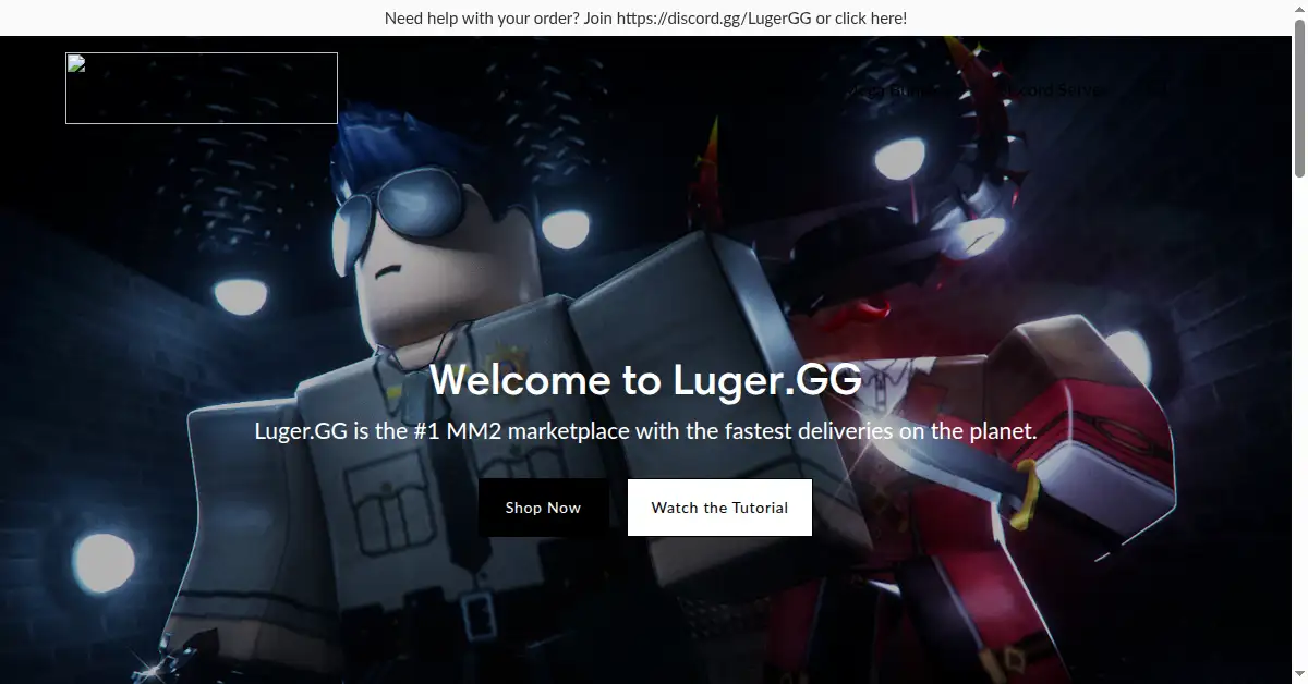 luger.gg as the Internet Archive first saved it, 21 Mar 2022