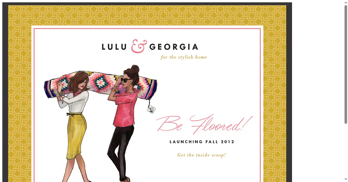 luluandgeorgia.com as the Internet Archive first saved it, 15 Apr 2012