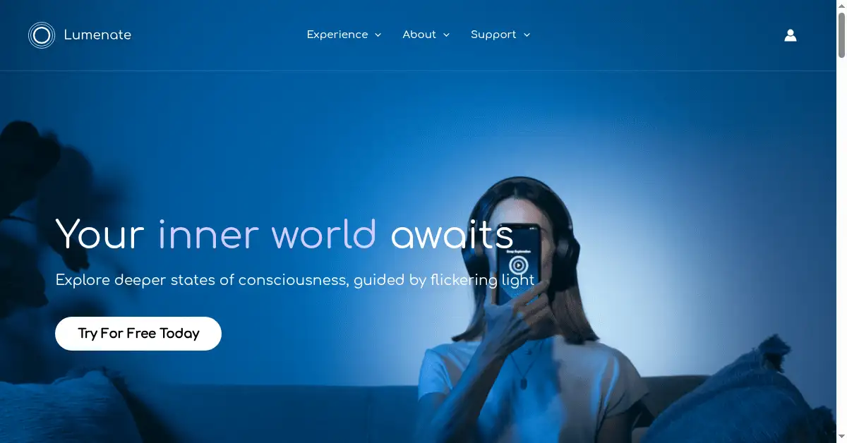 lumenate.co as the Internet Archive first saved it, 16 Nov 2025