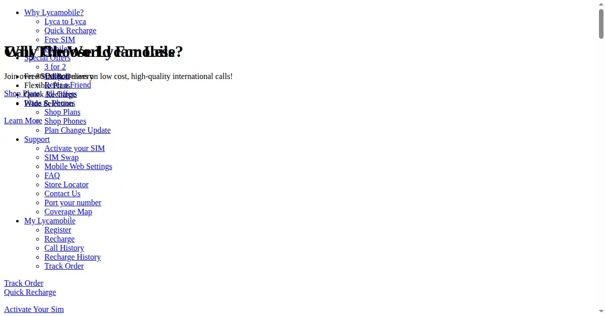lycamobile.us as the Internet Archive first saved it, 26 May 2017