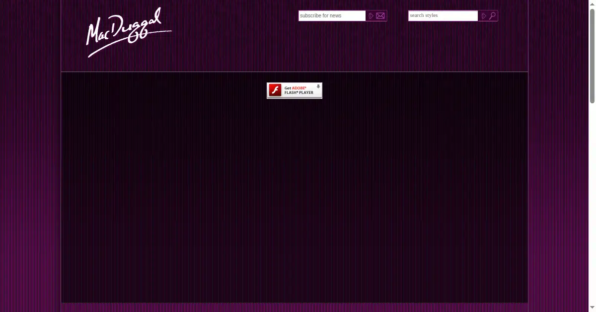 macduggal.com as the Internet Archive first saved it, 2 Feb 2011