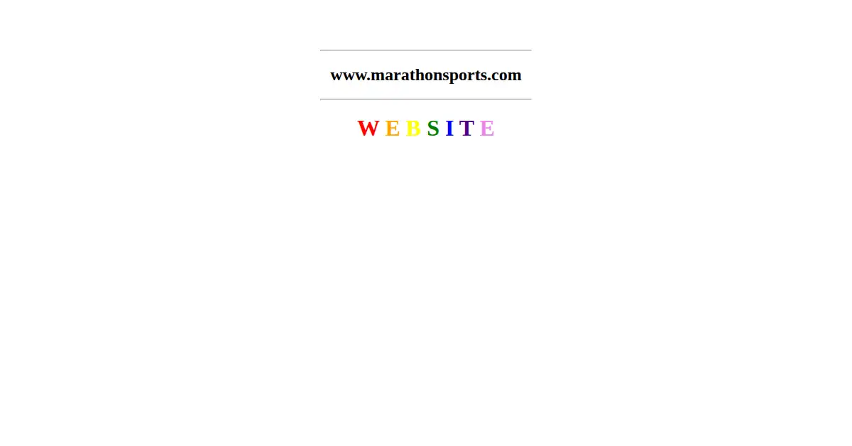 marathonsports.com as the Internet Archive first saved it, 25 Jan 1999