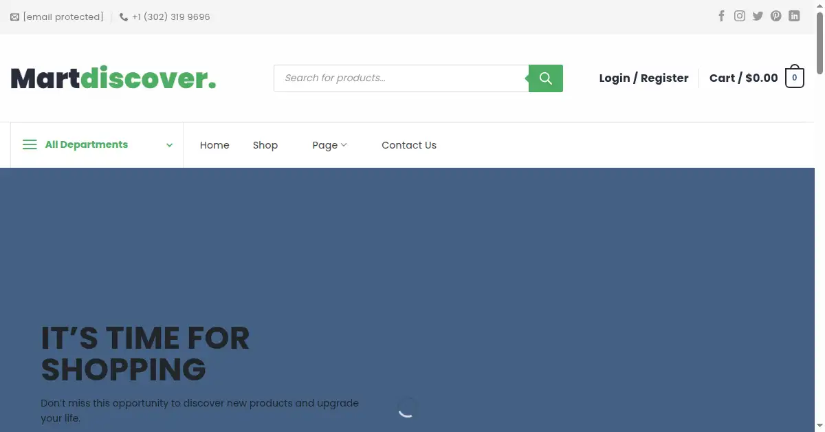 martdiscover.com as the Internet Archive first saved it, 15 Mar 2024