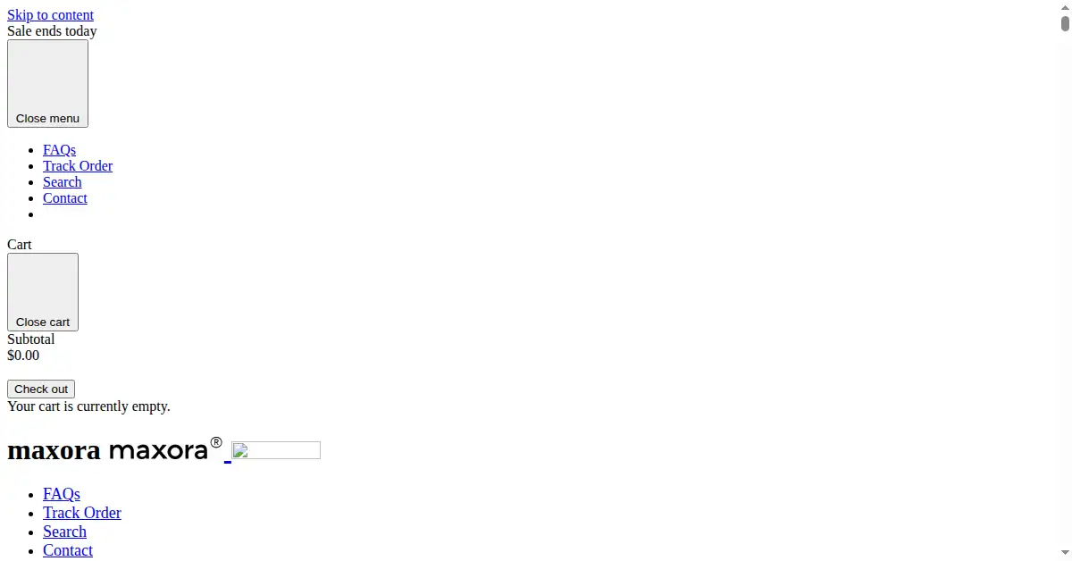 maxora.store as the Internet Archive first saved it, 26 Jul 2024