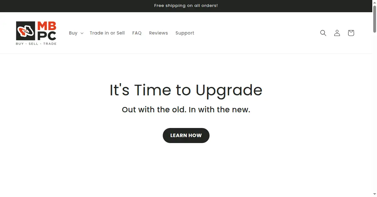 mbpc.gg as the Internet Archive first saved it, 31 Jul 2024
