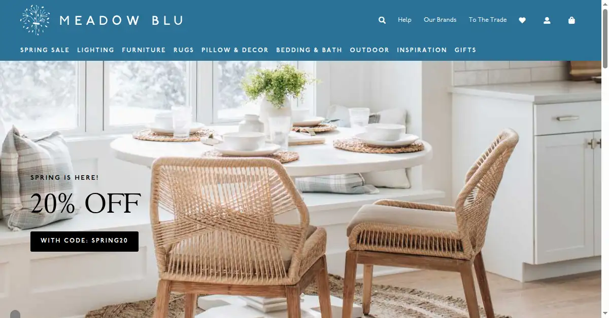 meadowblu.com as the Internet Archive first saved it, 4 Apr 2020