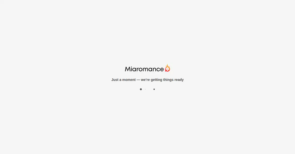 miaromance.com as the Internet Archive first saved it, 29 May 2024