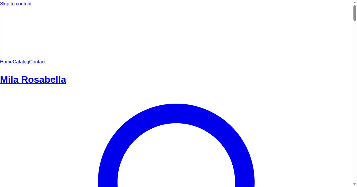 milarosabella.com as the Internet Archive first saved it, 3 Apr 2025
