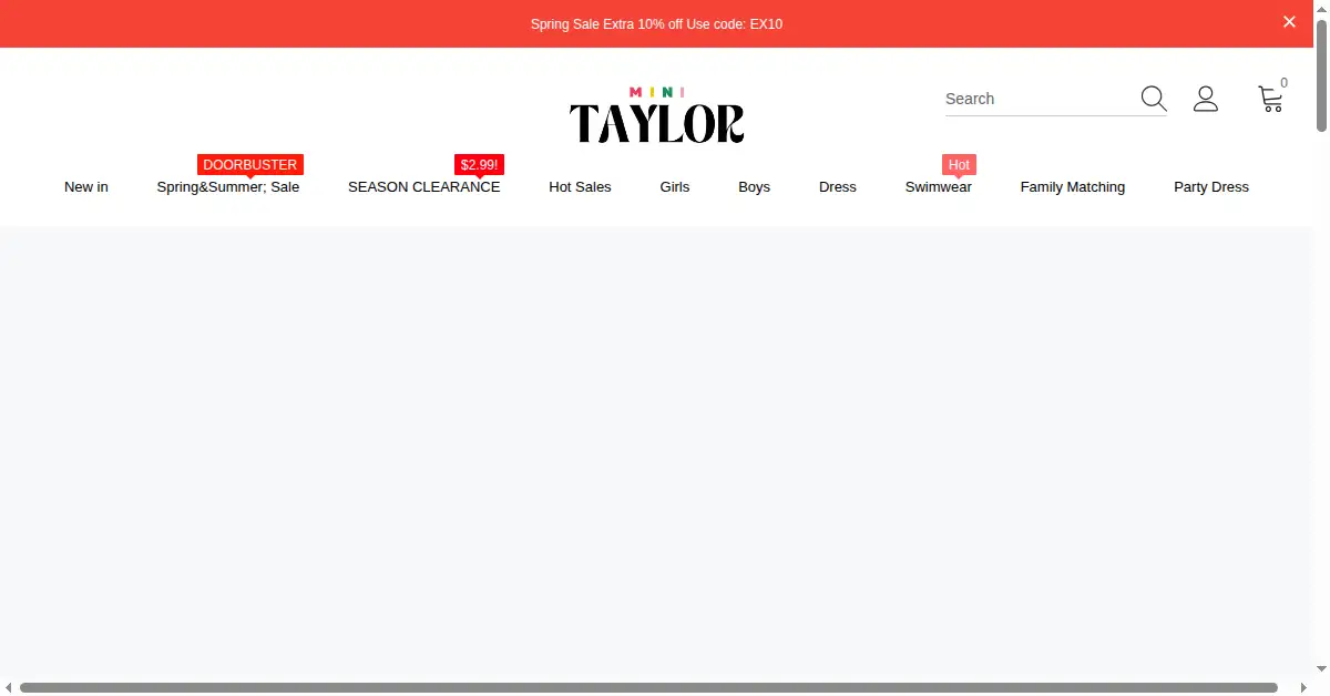minitaylor.com as the Internet Archive first saved it, 19 Apr 2024