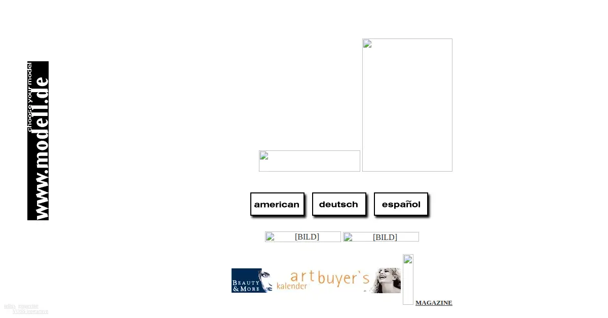 modelmanagement.com as the Internet Archive first saved it, 23 Jan 1998