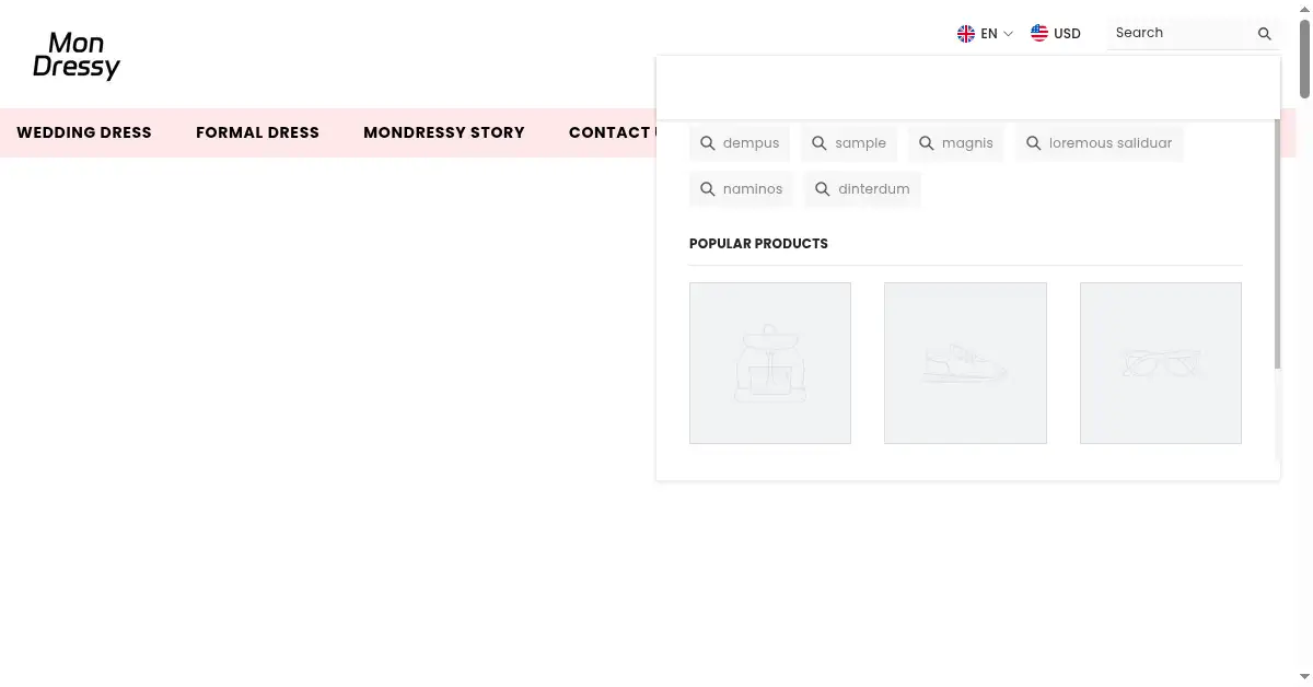 mondressy.com as the Internet Archive first saved it, 10 Jan 2023