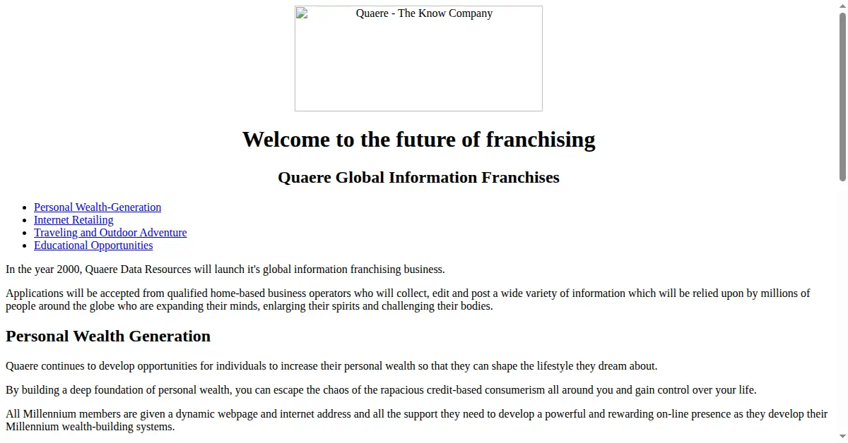 moneykey.com as the Internet Archive first saved it, 12 Oct 1999