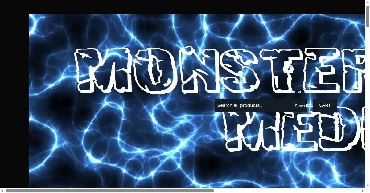 monsterlandmedia.com as the Internet Archive first saved it, 9 Aug 2020