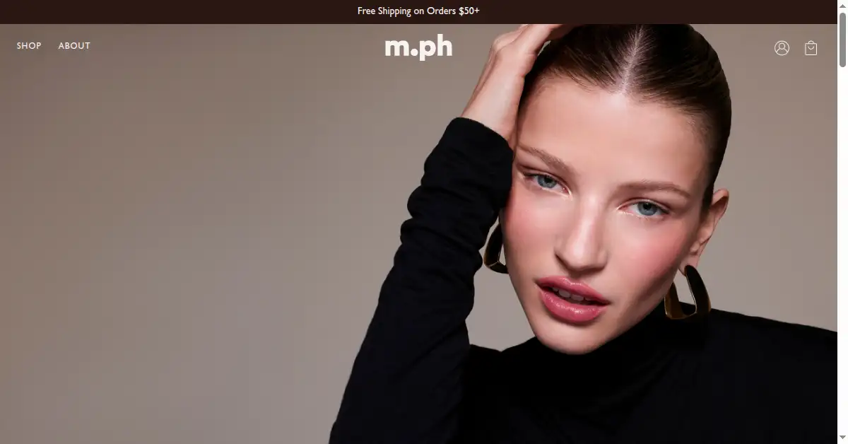 mphbeauty.com as the Internet Archive first saved it, 23 Jan 2026