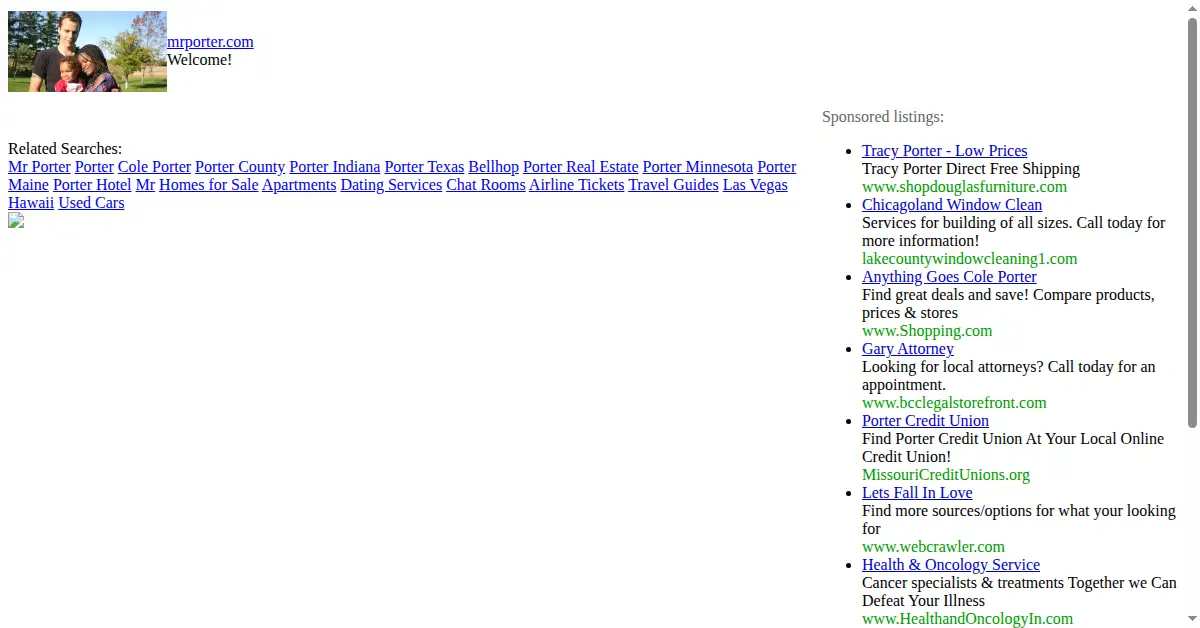 mrporter.com as the Internet Archive first saved it, 11 Mar 2009