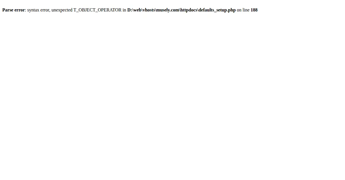 musely.com as the Internet Archive first saved it, 8 Feb 2010