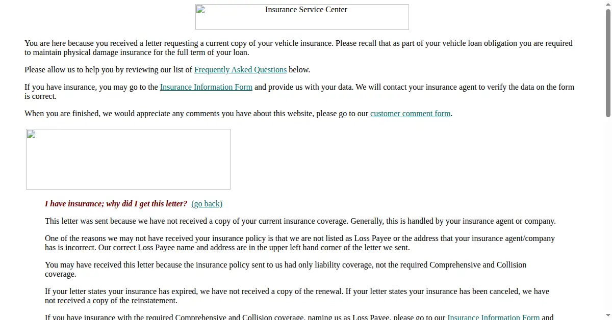 myinsuranceinfo.com as the Internet Archive first saved it, 31 Mar 2001