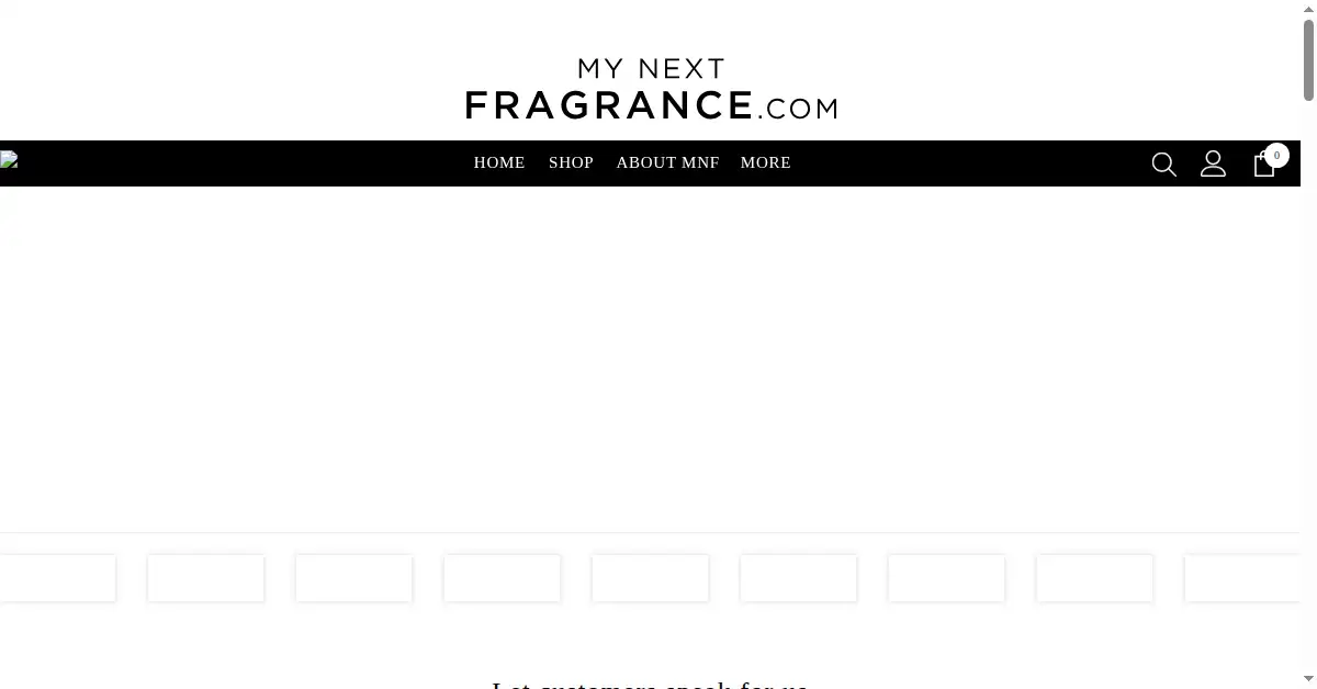 mynextfragrance.com as the Internet Archive first saved it, 30 Oct 2023