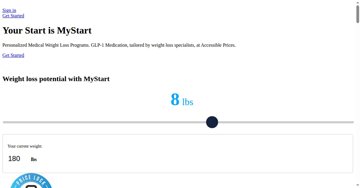 mystarthealth.com as the Internet Archive first saved it, 23 Jul 2024