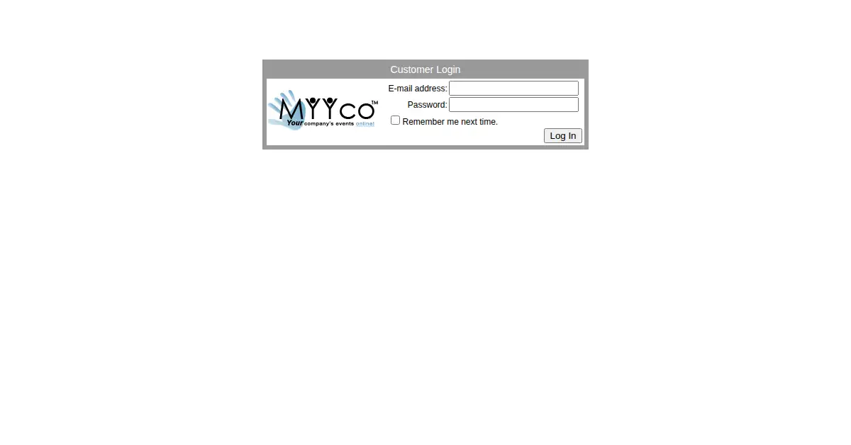 myyco.com as the Internet Archive first saved it, 11 Feb 2011