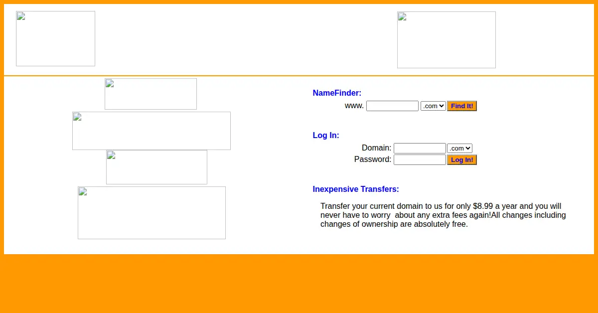 namecheap.com as the Internet Archive first saved it, 9 Nov 2000