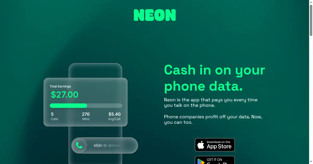 neonmoneytalks.com as the Internet Archive first saved it, 13 Nov 2025