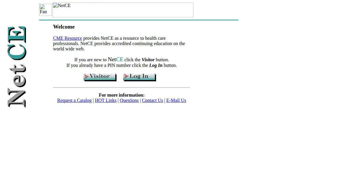 netce.com as the Internet Archive first saved it, 27 Apr 1999