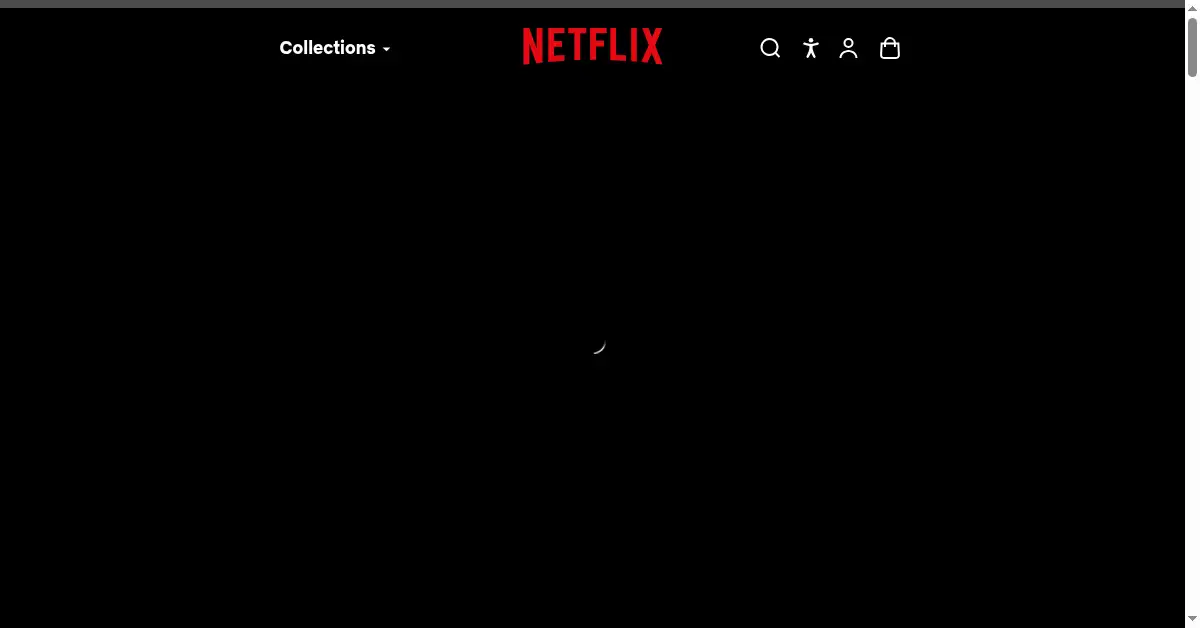 netflix.shop as the Internet Archive first saved it, 4 Jan 2022